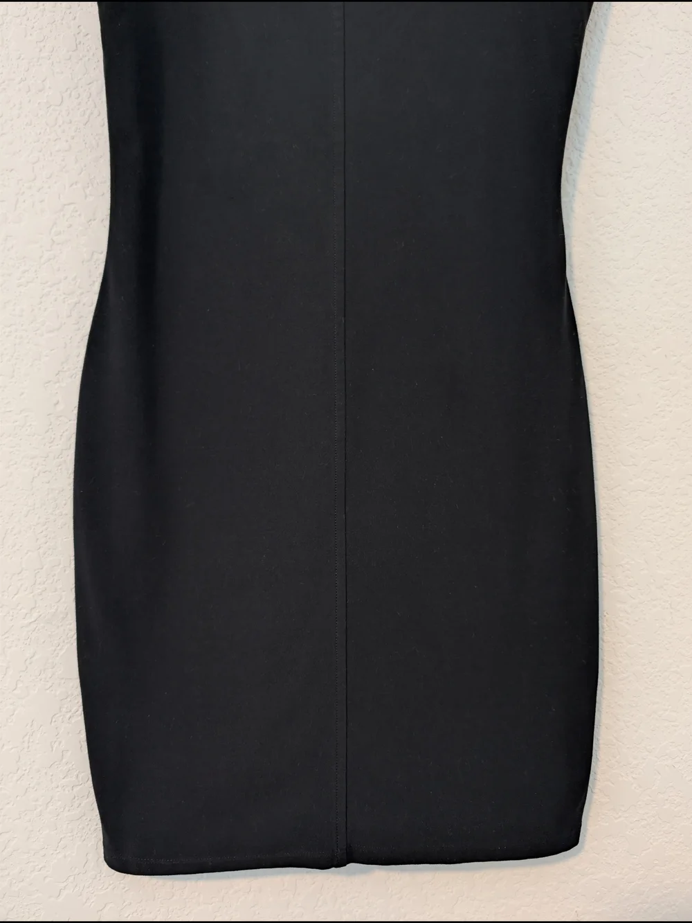 Alo Black Square Neck Fitted Bodycon Alosoft Head Start Mini Tank Dress SM - Picture 8 of 11